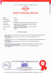 TSE-HYB Hizmet Yeterlilik Belgesi