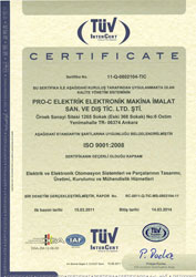 T�V InterCert ISO 9001:2008